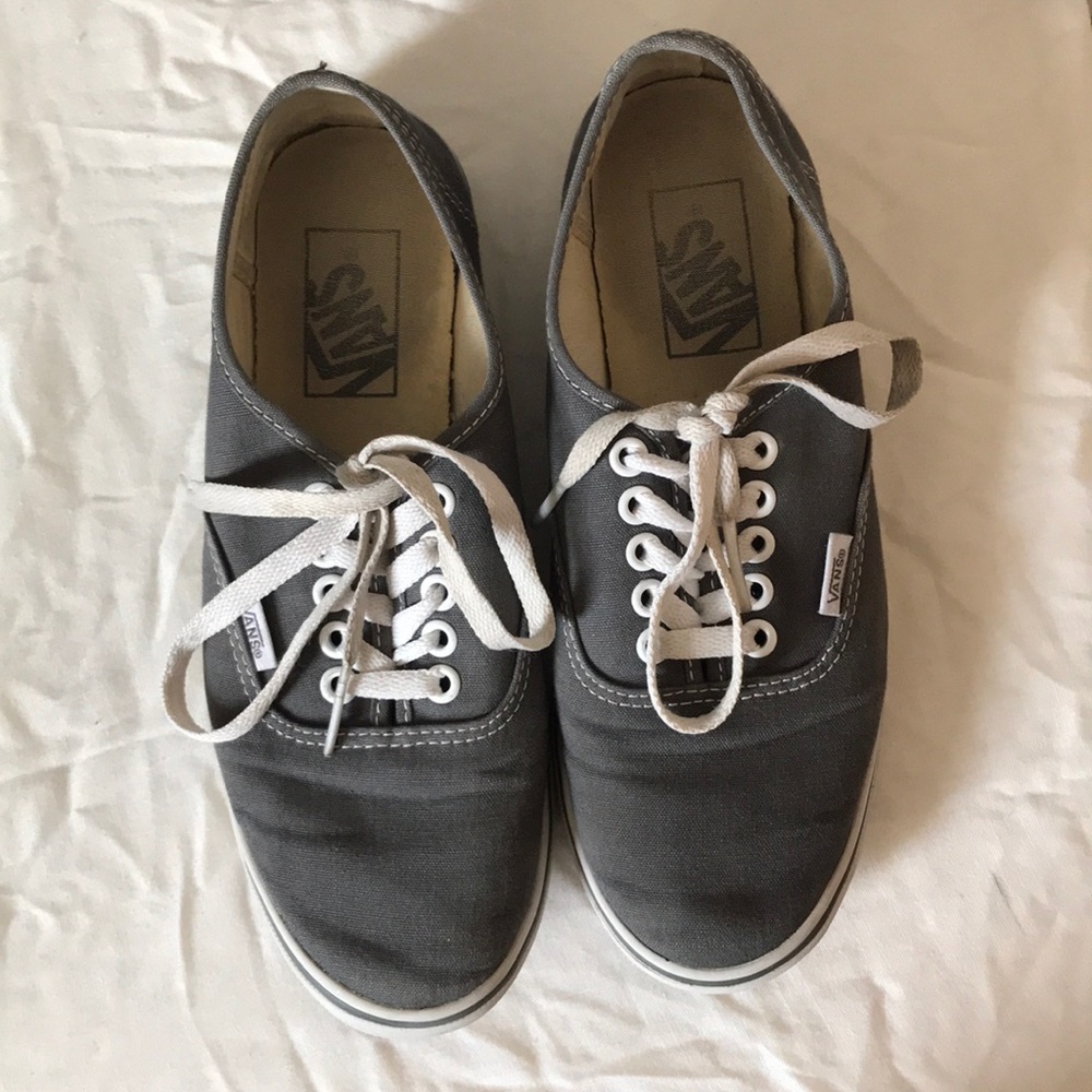 Charcoal gray vans